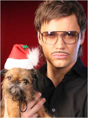 Gnther will love you like he loves the Christmas puppies.