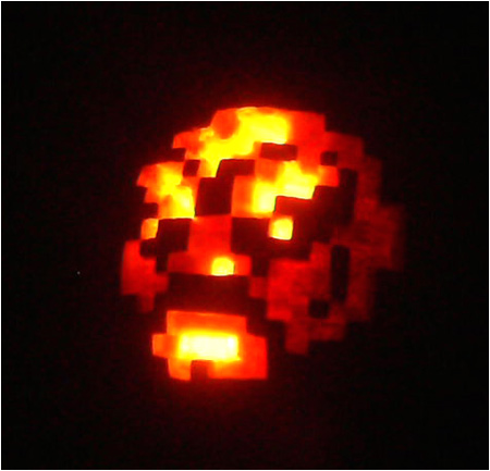 The Abobo jack-o-lantern! Happy Aboboween!