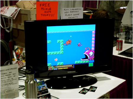 The first public appearance of Abobo's Big Adventure.
