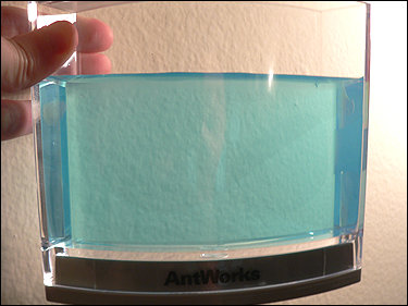 Behold the untainted blue goop!