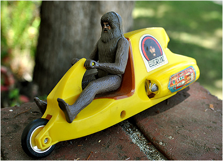 Bionic Bigfoot from the Six Million Dollar Man dual launch drag race set!