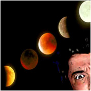 I saw the eclipse... in the reflection of my TV screen!
