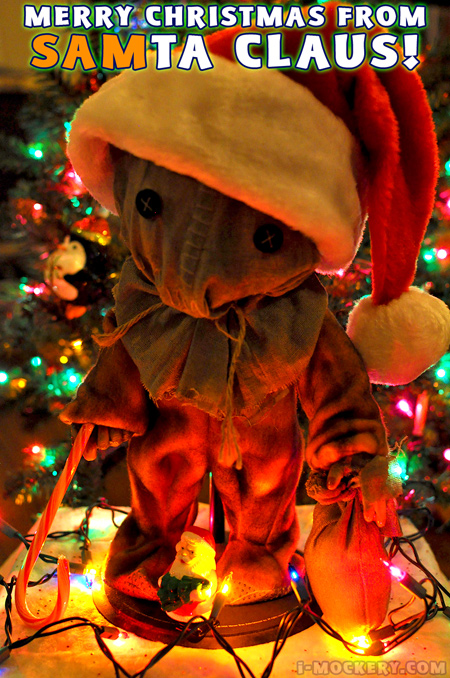 Samta Claus says Christmas isn't scary!