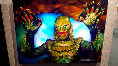 The Creature from the Black Lagoon's 60th anniversary group art show