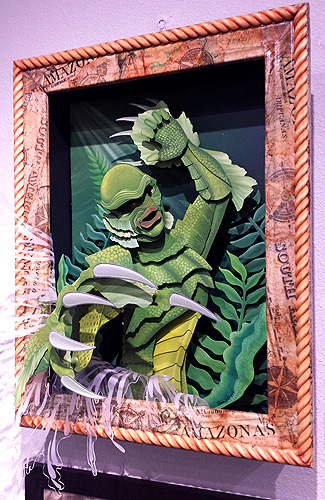 The Creature from the Black Lagoon's 60th anniversary group art show