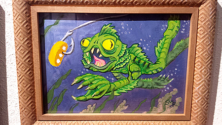 The Creature from the Black Lagoon's 60th anniversary group art show