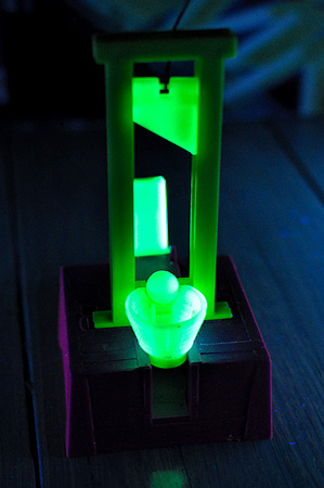 The Domino Rally Glow In The Dark Ghost Ride!