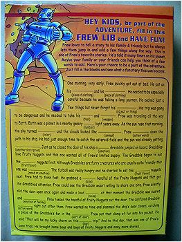Forget Mad Libs... I am ALL about Frew Libs from this day forth!