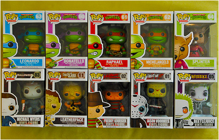 Funko POP! Vinyl Teenage Mutant Ninja Turtles and Horror Movie Monsters!