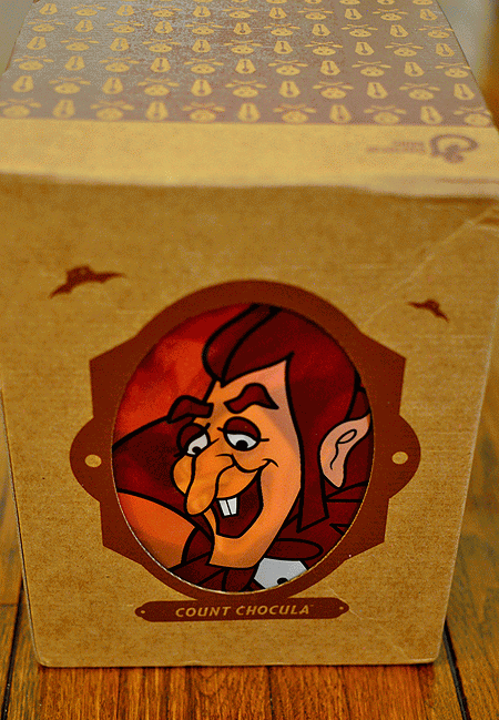 General Mills special 'Monster Makeover' Monster Cereals box - lenticular Count Chocula!