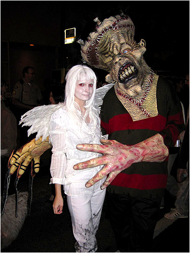 Re and I all decked out for Halloween!