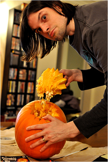 It takes GUTS to carve a pumpkin!