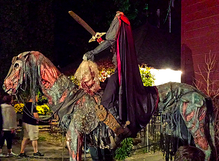 The Headless Horseman claims another victim!