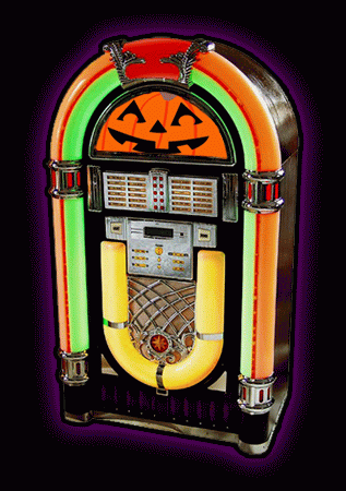 Behold the NEW Jack-O-Juke! I-Mockery's Halloween Music Jukebox! All the Halloween songs your zombified heart could possibly desire!