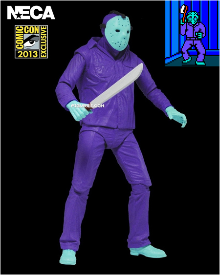 The Jason Voorhees Friday the 13th NES figure by NECA - a San Diego Comic-Con 2013 exclusive! SDCC