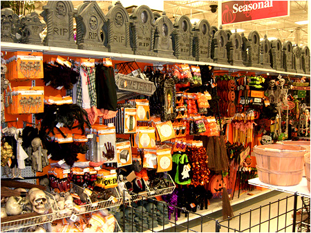 Michaels craft stores have been geared up for Halloween since early August!