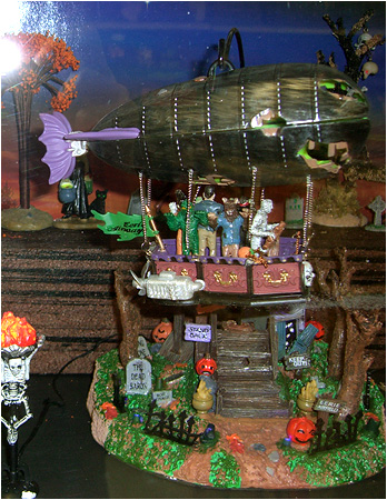 Eerie Airways House from the 2010 Halloween Spooky Town Displays!