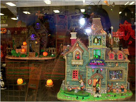 Little Monsters School House from the 2010 Halloween Spooky Town Displays!