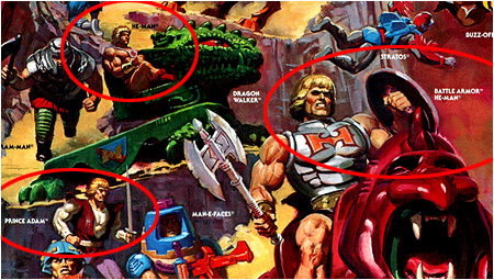 Even He-Man and Battle Armor He-Man are different people!