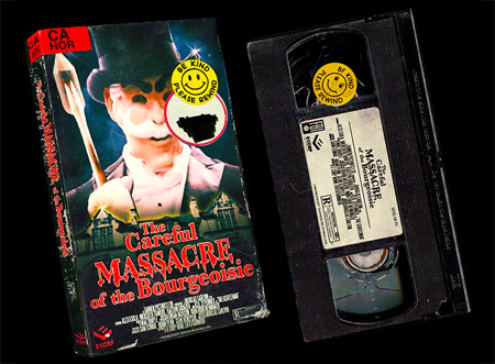 Mr. Robot presents The Careful Massacre of the Bourgeoisie! A retro 80s throwback slasher on VHS!