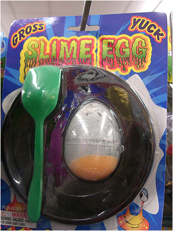 I prefer my slime eggs sunny-side up.