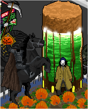 A preview of I-Mockery's upcoming Halloween Pixel poster!