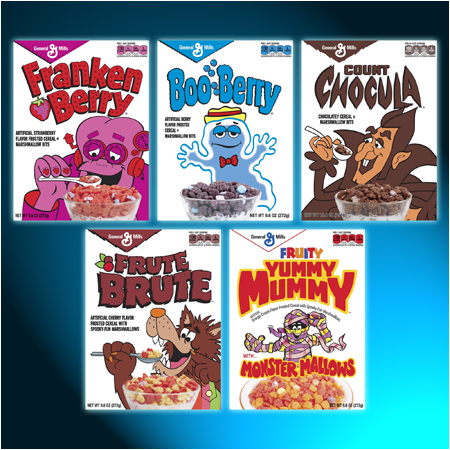 Retro Monster Cereal Boxes Available Exclusively at Target During the 2013 Halloween Season!