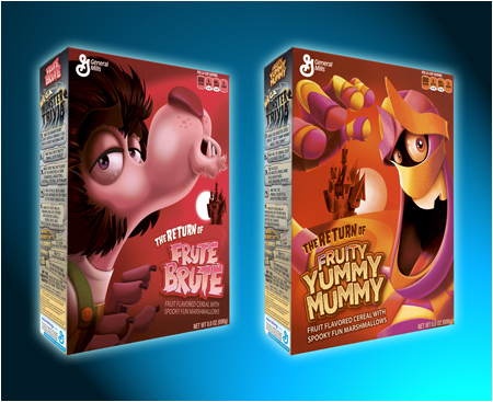 The Return of Fruit Brute and The Return of Fruity Yummy Mummy Monster Cereals! Coming Halloween 2013!