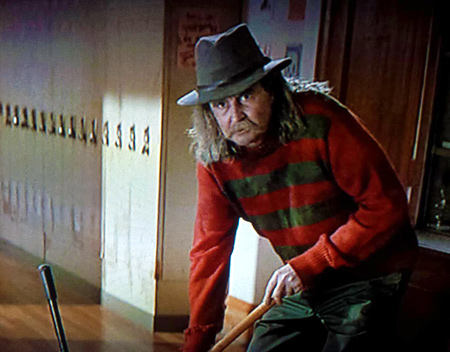 Wes Craven in Scream as Fred the janitor. Such a great little cameo!