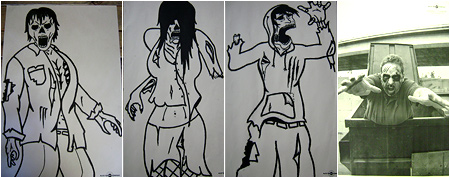 Zombie gun range targets galore!