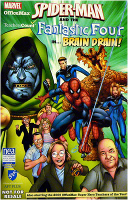 Office Max! Home of office supplies and... bad comics?