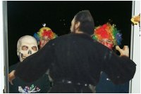 "Trick or Treat! AHHH! NO ZOD DON'T KILL US! PLEASE!"
