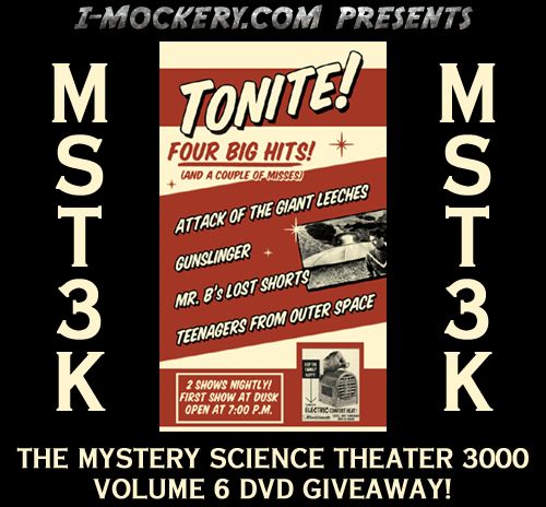 The Mystery Science Theater 3000 Volume 6 DVD Giveaway!