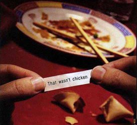 Tastes like chicken but....