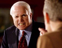 John Mccain: one happy bastard.