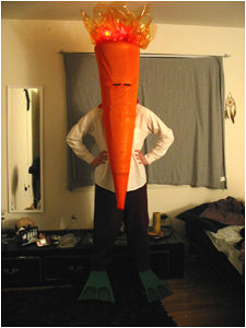 FLAMING CARROT SAYS "UT!"