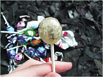 HOW MANY LICKS DOES IT TAKE TO GET TO THE CENTER? NONE IF YOU HAVE A HAMMER!
