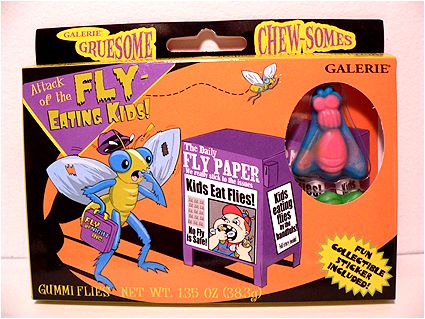 KIDS, PLEASE DON'T EAT REAL FLIES.
