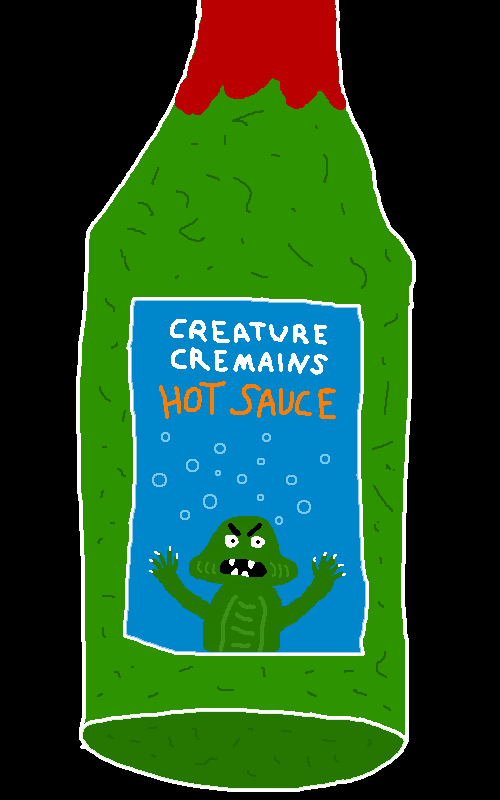 Creature Cremains Hot Sauce! I really wish this existed.