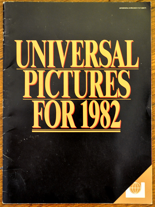 Universal Pictures For 1982 - Original Trade Marketing Supplement To Variety