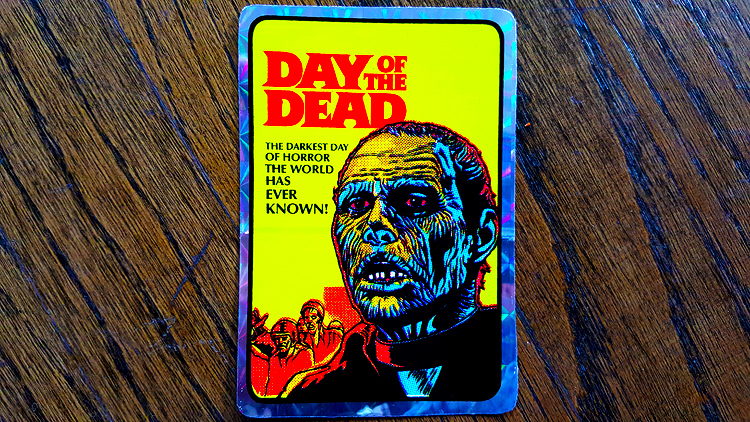 Day of the Dead vintage horror prism vending machine sticker!