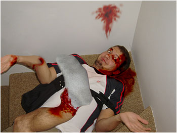 Uh oh, better get that cleaned up, Andy!