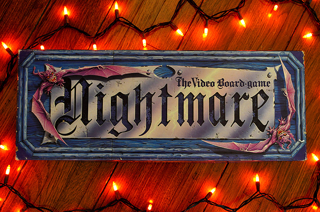 The Nightmare Horror VCR Board Game box!