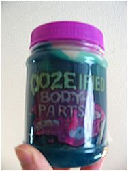 A handful of goopy turquoise zest!