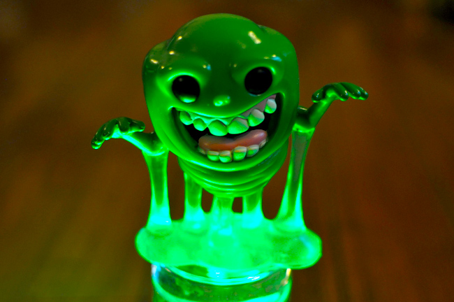 The Funko POP! Slimer Vinyl Figure!