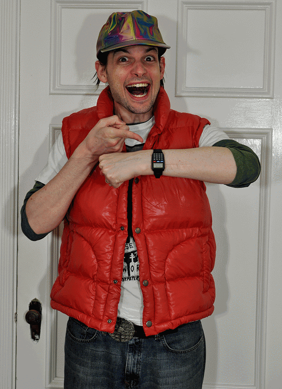 The Marty McFly Back to the Future Halloween costume!