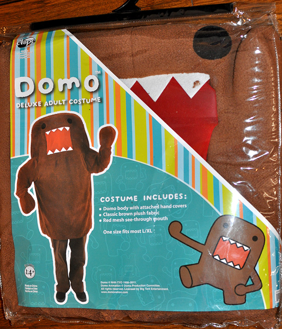 The Domo Deluxe Adult Costume!