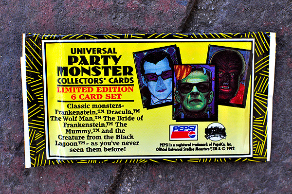 Universal Studios Pepsi Party Monster Collectors' Cards!