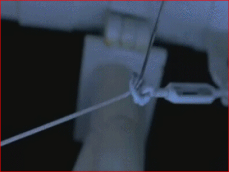Lesson learned:  don't sub out a limbo stick with piano wire.