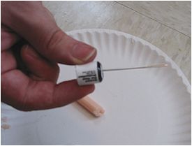 YOU MUST PUNCTURE THE CAP! DON'T WORRY, IT WON'T CRY!